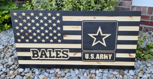Military Flag Personalized - Image 3